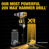 DeWalt DCD1007B 20V MAX XR Brushless Cordless 1/2 in. 3-Speed Hammer Drill (Tool Only)