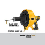DeWalt DCD200B 20V MAX XR Drain Snake (Tool Only)