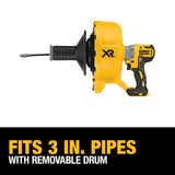 DeWalt DCD200B 20V MAX XR Drain Snake (Tool Only)