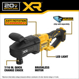 DEWALT DCD447B 20V MAX* XR Brushless Cordless 7/16 in. Quick Change Compact Stud Joist Drill (Tool Only)