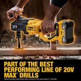 DEWALT DCD447B 20V MAX* XR Brushless Cordless 7/16 in. Quick Change Compact Stud Joist Drill (Tool Only)