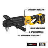 DeWalt DCD470X1 60V Max In-Line Stud Joist Drill Kit