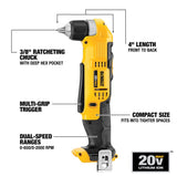 DeWalt DCD740B 20V MAX Lithium Ion 3/8" Right Angle Drill/Driver (Tool Only)