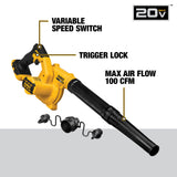 DeWalt DCE100B 20V Max Compact Jobsite Blower