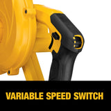 DeWalt DCE100B 20V Max Compact Jobsite Blower