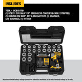 DeWalt DCE151TD1 20V MAX XR Cordless Cable Stripper Kit