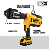 DeWalt DCE200M2K 20V MAX Copper Pipe Crimp Tool Kit With 1/2" - 2" Jaws