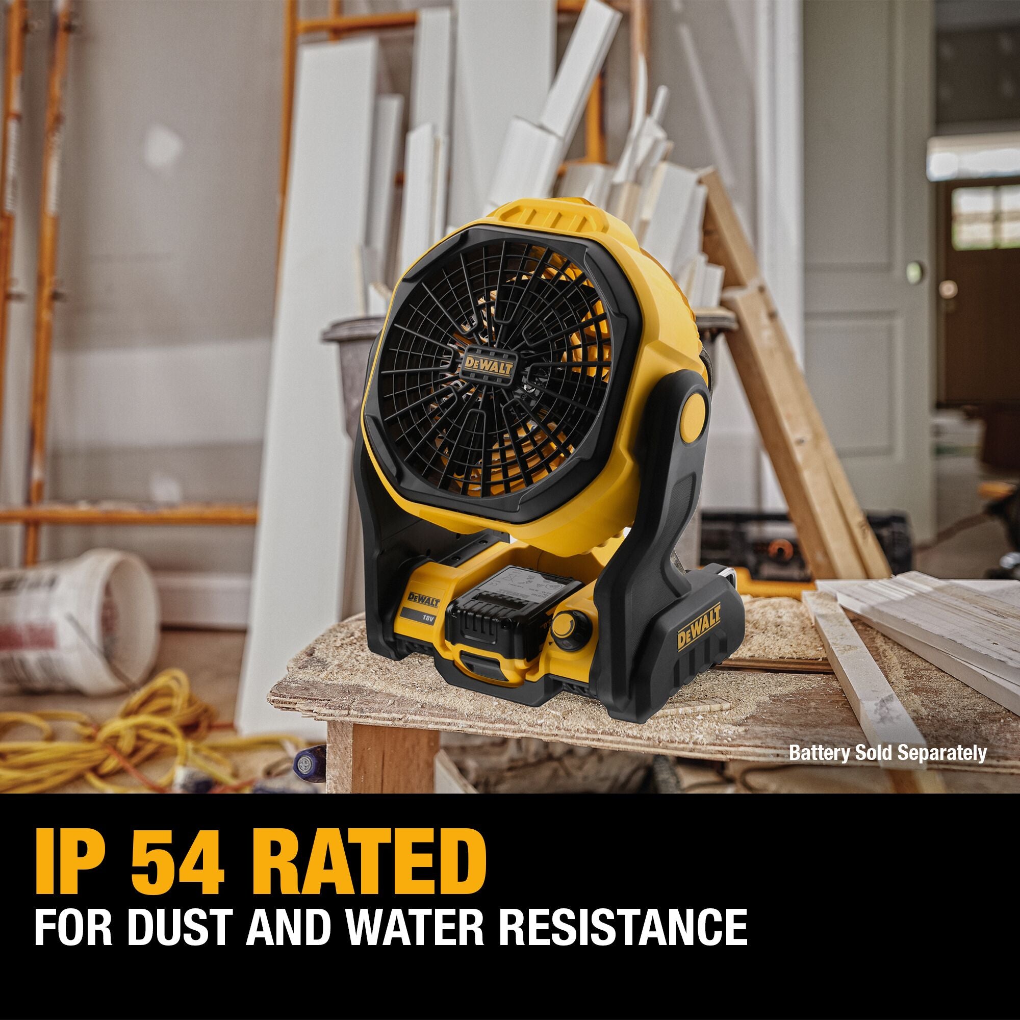 DeWalt DCE512B 20V MAX* Cordless Jobsite Fan – Fasteners Inc