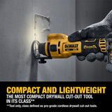 DeWalt DCE555B 20V MAX XR Brushless Drywall Cut-Out Tool (Tool Only)