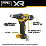 DEWALT DCF403B 20V MAX XR 3/16 in Rivet Tool Cordless Bare Tool