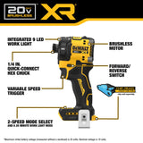 DeWalt DCF870B 20V MAX XR Brushless Cordless 1/4 in. Quiet Hydraulic Impact Driver (Tool Only)