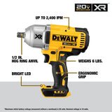 DeWalt DCF899B 20V MAX* XR HIGH TORQUE 1/2 IN. IMPACT WRENCH WITH DETENT PIN ANVIL (TOOL ONLY)