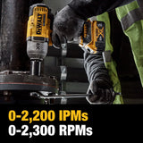 DeWalt DCF900P1 20V MAX XR 1/2 In. High Torque Impact Wrench with Hog Ring Anvil