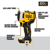 DeWalt DCF913B 20V MAX* 3/8 IN. CORDLESS IMPACT WRENCH WITH HOG RING ANVIL (TOOL ONLY)