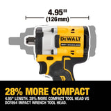 DeWalt DCF921B ATOMIC 20V MAX* 1/2 IN. CORDLESS IMPACT WRENCH WITH HOG RING ANVIL (TOOL ONLY)