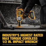 DeWalt DCF961B 20V MAX XR Brushless Cordless 1/2 In. High Torque Impact Wrench with Hog Ring Anvil (Tool Only)