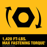 DeWalt DCF964B 20V MAX XR Brushless Cordless 3/4 In. High Torque Impact Wrench with Hog Ring Anvil (Tool Only)