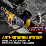 DeWalt DCG410VSB 20V MAX XR Brushless Cordless 4-1/2 in. - 5 in. Variable Speed Paddle Switch Grinder (Tool Only)