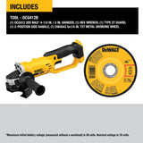 DeWalt DCG412B 20V MAX Lithium-Ion Cordless 4-1/2 in. to 5 in. Grinder (Tool Only)