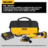 DeWalt DCG412P2 20V MAX Lithium Ion Grinder Kit With 5.0 Ah Batteries