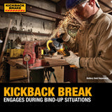DeWalt DCG413B 4.5" 20V MAX XR Small Angle Grinder With Paddle Switch And Kickback Brake
