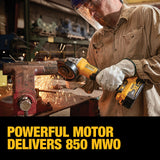 DeWalt DCG413R2 20V MAX* XR?? 4.5 in. Paddle Switch Small Angle Grinder Kit with KICKBACK BREAK