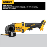 DeWalt DCG418B FLEXVOLT 60V MAX BRUSHLESS 4 1/2" - 6" CORDLESS GRINDER WITH KICKBACK BRAKE (TOOL ONLY)