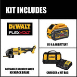 DeWalt  DCG418X1 FLEXVOLT 60V MAX BRUSHLESS 4-1/2 IN. - 6 IN. CORDLESS GRINDER WITH KICKBACK BRAKE KIT