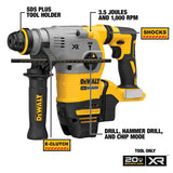 DeWalt DCH293B 20V MAX* 1-1/8 IN. XR BRUSHLESS CORDLESS SDS PLUS L-SHAPE ROTARY HAMMER (TOOL ONLY)