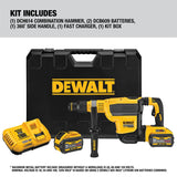 DEWALT DCH614X2 60V MAX* 1-3/4 IN. BRUSHLESS CORDLESS SDS MAX COMBINATION ROTARY HAMMER KIT