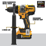 DEWALT DCK2100P2 20V MAX 2 Tool Kit Including Hammer Drill/Driver with FLEXV Advantage