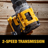 DEWALT DCK248D2 20V MAX* XR Cordless 1/2 in. Drill/Driver and 1/4 in. Impact Driver Kit with (2) 2Ah Batteries & Charger