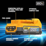 DEWALT DCK254E2 20V MAX Lithium-Ion Brushless Cordless Combo Kit (2-Tool) with Two 1.7 Ahr Batteries, Charger and Bag