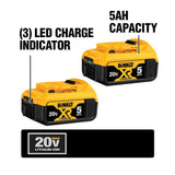 DeWalt DCK302P2 20V MAX XR Lithium-Ion Automotive Combo Kit (3-Tool) with 1/2 in. Impact Wrench, 3/8 in. Impact Wrench & LED Light