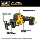 DEWALT DCK486D2 20V MAX Atomic Cordless Brushless 4 Tool Combo Kit