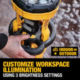 DeWalt DCL079B 20V Max Cordless 3000 Lumen Tripod Light (Light Only)
