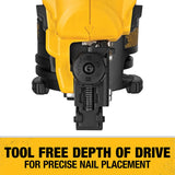 DeWalt DCN45RND1 20V MAX* 15 Degree CORDLESS COIL ROOFING NAILER KIT