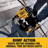 DeWalt DCN45RND1 20V MAX* 15 Degree CORDLESS COIL ROOFING NAILER KIT