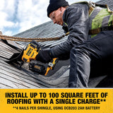 DeWalt DCN45RND1 20V MAX* 15 Degree CORDLESS COIL ROOFING NAILER KIT