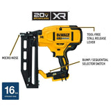 DeWalt DCN662B 20V Max 16GA Straight Finish Nailer Bare
