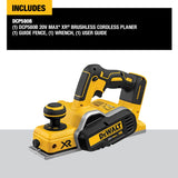 DeWalt DCP580B 20V MAX XR Lithium-Ion Cordless Brushless 3-1/4in. Planer (Tool-Only)