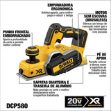 DeWalt DCP580B 20V MAX XR Lithium-Ion Cordless Brushless 3-1/4in. Planer (Tool-Only)