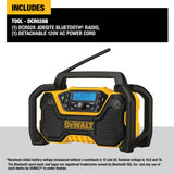 DeWalt DCR028B 12V/20V MAX BLUETOOTH CORDLESS JOBSITE RADIO