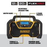 DeWalt DCR028B 12V/20V MAX BLUETOOTH CORDLESS JOBSITE RADIO