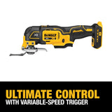DEWALT DCS356B 20V MAX XR Lithium-Ion Cordless Brushless Oscillating Multi-Tool Bare Tool