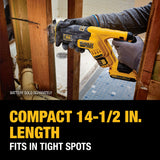 DeWalt DCS367B 20V MAX* XR BRUSHLESS COMPACT RECIPROCATING SAW (TOOL ONLY)