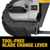 DeWalt DCS376P2 20V MAX Lithium-Ion Cordless 5 in. Capacity Bandsaw with 2 Batteries 5.0 Ah Charger and Case