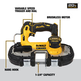 DeWalt DCS377B ATOMIC 20V MAX* BRUSHLESS CORDLESS 1-3/4 IN. COMPACT BANDSAW (TOOL ONLY)