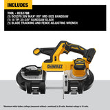 DeWalt DCS378B 20V MAX XR Mid-Size Bandsaw (Tool Only)