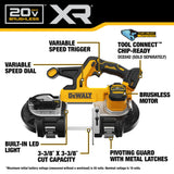 DeWalt DCS378B 20V MAX XR Mid-Size Bandsaw (Tool Only)